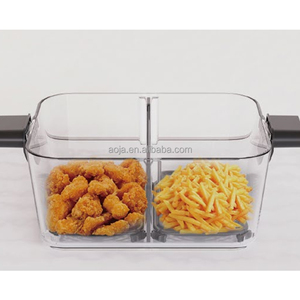 Nuevo Diseño <span class=keywords><strong>Horno</strong></span> de Cocina Digital con Pantalla LED 4L+4L, Freidora de Aire Multifuncional sin Aceite para Cocción Rápida, <span class=keywords><strong>Horno</strong></span> Freidora Doble con Vidrio - Product Image 6