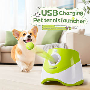 Toptan yeni otomatik Pet interaktif oyuncak-sürdürülebilir köpek topu atma makinesi, tenis topu başlatıcısı yürüyüş için - Product Image 2