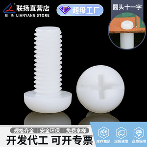 Vis à tête ronde en nylon Lianyang M3 M8, boulons isolants en plastique, qualité standard A - Product Image 5