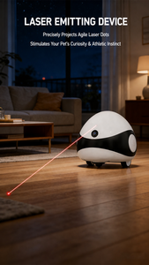 Caméra robot pour animaux domestiques avec contrôle à distance par application, recharge automatique, caméra grand angle HD en temps réel, interaction vocale bidirectionnelle - Product Image 6