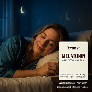 Tiras orales de melatonina para dormir más rápido, sin azúcar, con ingredientes naturales para adultos, OEM/ODM. - Product Image 2