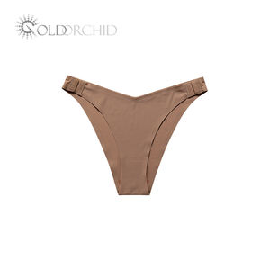 Ropa Interior Corta con Cierre Lateral, Sin Costuras, Suave, para Uso Diario, Tangas, Bragas Tejidas, Atractivas, de Cintura Baja, <span class=keywords><strong>Tipo</strong></span> <span class=keywords><strong>V</strong></span>, para Mujeres Adultas - Product Image 6