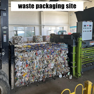 เครื่องอัดก้อนขยะมูลฝอยในครัวเรือนแบบไฮดรอลิกสำหรับวัสดุรีไซเคิล พลาสติก และกระดาษแข็ง ได้รับการรับรองคุณภาพ - Product Image 2