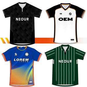 カスタムサッカーユニフォームセット 25-26 自動裁断昇華プリントサッカーショーツ ネームサービス チームクラブ OEMサッカーウェア パキスタン製 - Product Image 1