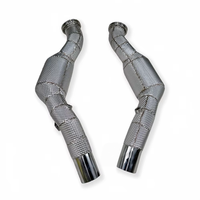 Collecteur d'échappement en acier inoxydable modifié à haut débit pour Maserati Levante 3.0T 2016-2018, réponse de turbine améliorée