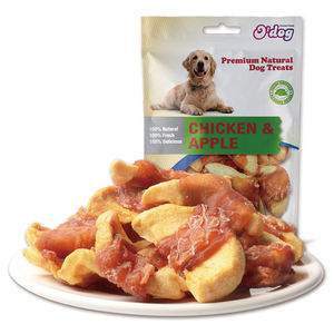 Venta al por mayor Chicken Wrap Apple <span class=keywords><strong>Dog</strong></span> Calidad usada Nuevos productos Venta caliente barata Comida para perros Snack Pet <span class=keywords><strong>Treats</strong></span> - Product Image 1