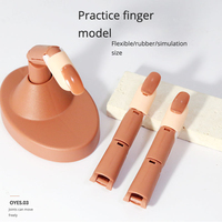 Nail art pratique doigt mobile mécanique joint main nail art modèle prothétique main flexible manucure mettre en œuvre