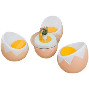 Fiberglass <b>Egg</b>-Shaped Children's Cartoon Reception Chair with Luxurious Design-Personalized Creative <b>Seat</b> - Product Image 5