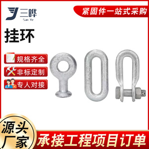 Anneau de suspension galvanisé San Ye, boulon à œil, manille en U, quincaillerie robuste - Product Image 6