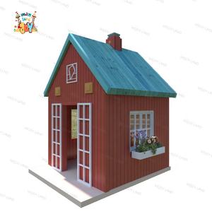 プレンドシティタウン木製プレイハウス販売車ロールプレイハウス屋内プレイエリア子供子供用ソフトキッズ屋内遊び場設備 - Product Image 4