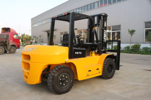 HELI Heavy Duty 7T 10T 12Ton Carretilla elevadora diésel Potente motor China Carretilla elevadora para manejo de contenedores portuarios Carretilla elevadora - Product Image 2