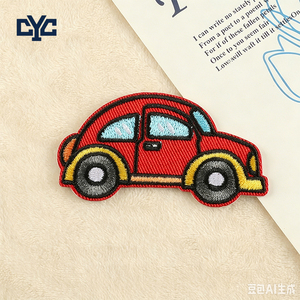 Étiquette brodée personnalisable originale pour ordinateur, autocollant de dessin animé, accessoires de vêtements, patch auto-adhésif en polyester - Product Image 4