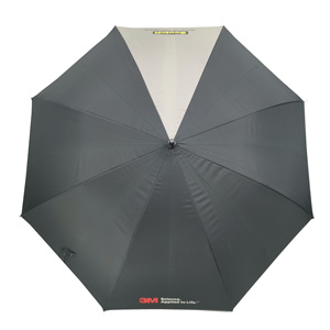 Parapluie de golf automatique populaire à ouverture rapide avec protection UV argentée - Product Image 3