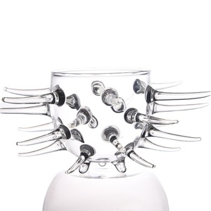 Vasos de Cóctel Creativos Reutilizables Ecológicos Hechos a Mano de Borosilicato Alto con Forma Divertida de Erizo de <span class=keywords><strong>Mar</strong></span> para Bar - Product Image 1