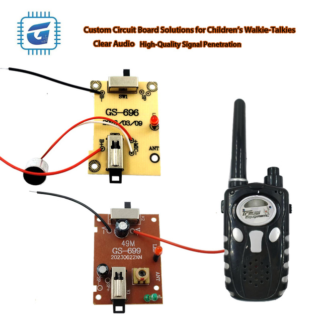 Development of Circuit Board Solutions for Children's Remote Wireless Walkie-Talkies (Outdoor and Indoor Control Boards)