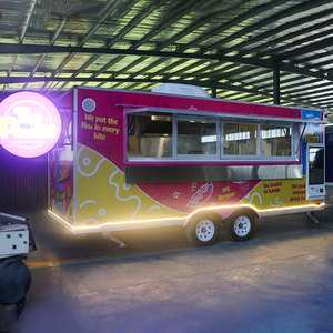 Camión de Comida Rápida CAMPTRL con Cocina Completa, Remolque de Comida, Carrito de Hot Dogs, Pizza, Snacks, Carro Eléctrico de Helados - Product Image 4