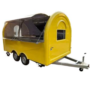 Remorques de camion alimentaire de seconde main Lait de <span class=keywords><strong>noix</strong></span> Cuisine pour 12ft 13ft 16ft 20ft Équipement mobile de restaurant - Product Image 2