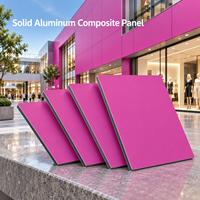Panneau composite en aluminium massif aspect marbre de 3 mm 4x8 pieds pour panneaux muraux découpés sur mesure