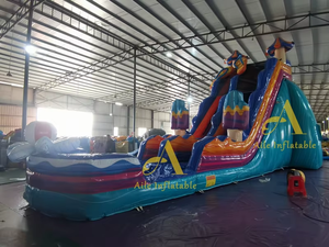 Glissière gonflable sur <span class=keywords><strong>le</strong></span> thème du cirque passionnant jeu passionnant avec un château gonflable - Product Image 4