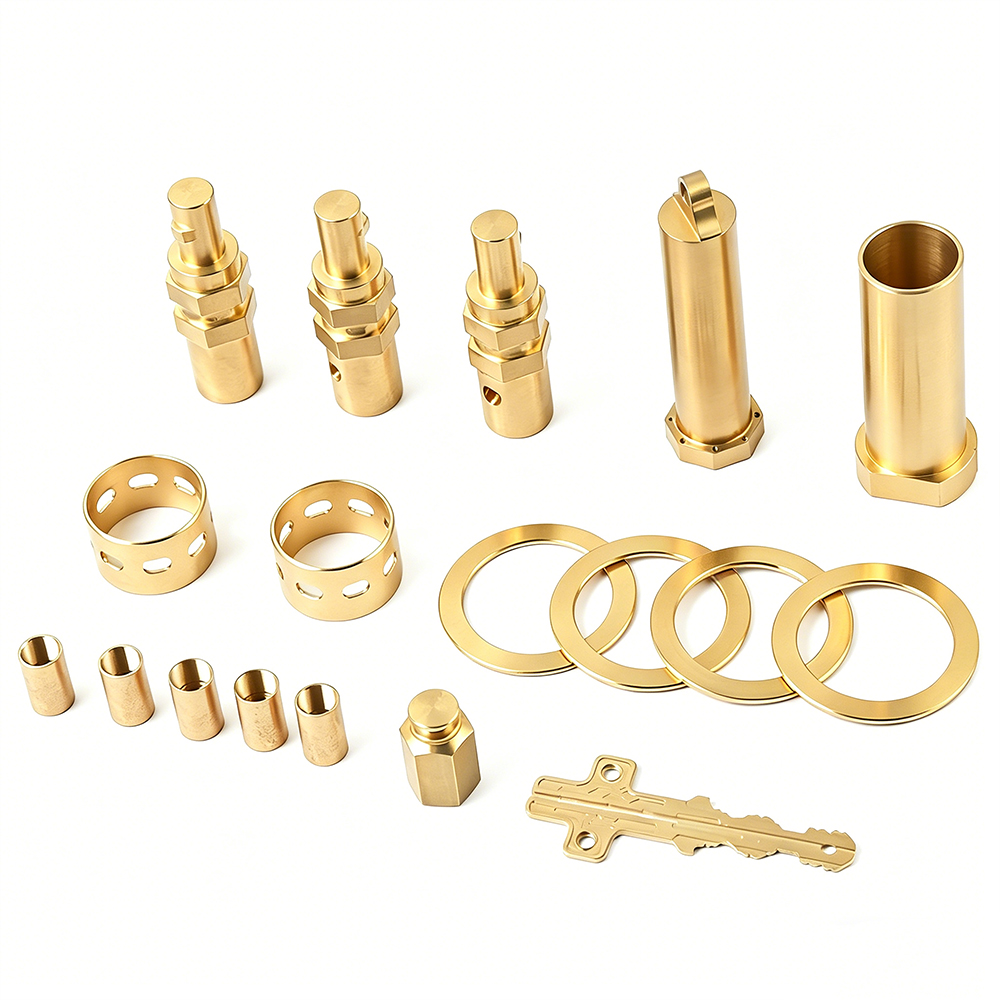 OEM Custom Brass & Stainless Steel CNC Turning Parts Precision Machining Components with Wire EDM & for Machining Services