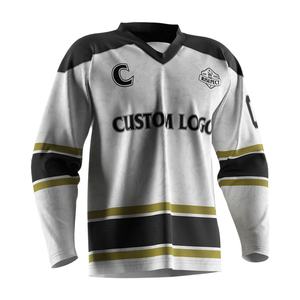 Uniformes Deportivos con Cuello en V y Estampado ODM, Bordado de Equipo, Uniformes de Hockey sobre Hielo - Product Image 3