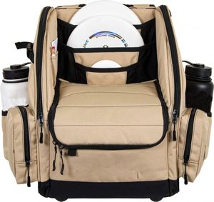 Sac à dos de golf à disques avec échantillon gratuit, capacité de 20 disques, deux poches de rangement profondes, deux porte-bouteilles d'eau, pour le frisbee et le disc golf - Product Image 3