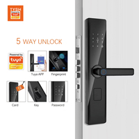 Serrure de porte intelligente numérique TYSH à empreinte digitale, sans clé, magnétique, électronique, avec Wi-Fi, prix fabricant, compatible Tuya