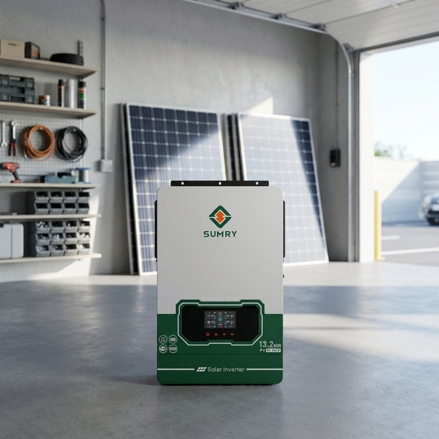 SUMRY Pure Sine Wave Work with or Without Battery 13200w Solar Inverter with Mppt 2 Pv Input