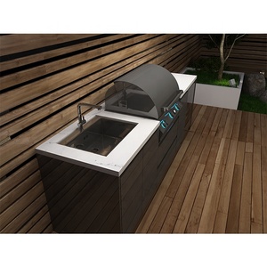 Vermont diseño personalizado barbacoa cocina modular cocina al aire libre barata con fregadero y parrilla y nevera - Product Image 4