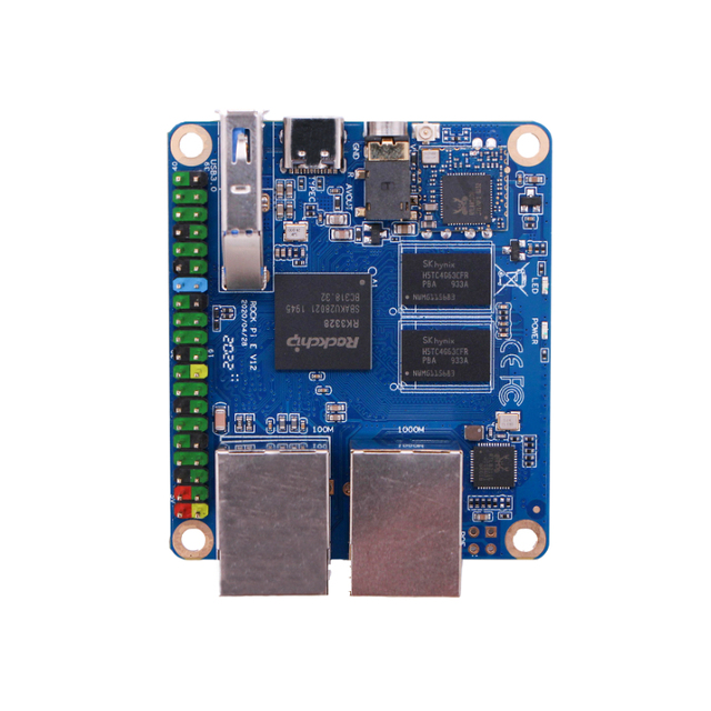 OpenWrt Mini Softrouter Dual Ethernet port RK3328 ROCK PI E Development board