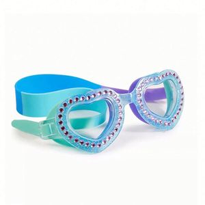 Gafas de Natación de Silicona Antivaho para Niños, Color Caramelo, Lentes de PC, Universales, con Incrustaciones de Diamantes de Dibujos Animados, WL AF-1700 - Product Image 1
