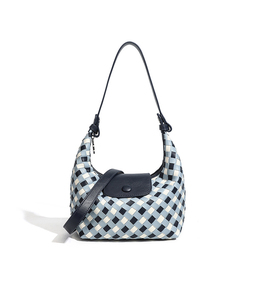 Bolso Tejido Clásico de Color Sólido, Bolso Tote de Hombro o Cruzado, Práctico, Sencillo y Portátil para Uso Diario - Product Image 2