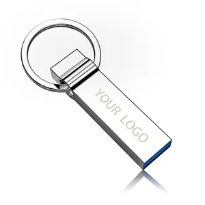 2024 recién llegados Gadgets USB flash drive llavero de metal pendrive 2,0 logotipo personalizado pendrive 4GB 8GB 16GB 32GB 64GB pen drive