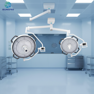 Lampe d'examen <span class=keywords><strong>LED</strong></span> de plafond pour clinique SR900+800D, prix d'usine, instrument vétérinaire, lampes de chirurgie médicale - Product Image 5