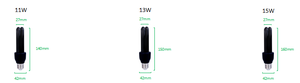 Lámpara UV de Luz Negra de <span class=keywords><strong>13W</strong></span>, 120V, E26, 15W, BLB 365-380nm UVA, 12mm 2U, Ahorro de Energía, con Certificación FCC y <span class=keywords><strong>Fluorescente</strong></span>, Fabricada en Ningbo, ISO9001 - Product Image 2