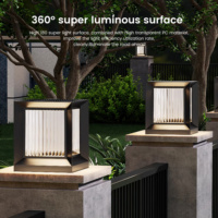 Lampe solaire extérieure IP55 LED à piles pour jardin terrasse maison mur porte rurale
