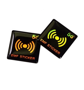 5G Blocker Anti-Rayonnement Autocollant de Téléphone Portable EMF Bouclier Protection avec Ion Négatif Étanche PVC/PC Matériel Téléphones Mobiles - Product Image 2