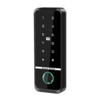 Contrôle d'accès biométrique par empreinte digitale RFID, vision nocturne, audio bidirectionnel, clavier, étanche pour extérieur, rétroéclairage, clavier autonome