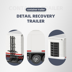 Kiệt Sao 66025 Lắp Ráp Gạch Container Vận Chuyển Trailer Xe Mô Hình Xây Dựng Khối Thiết Lập Trẻ Em Giáo Dục Nhựa Đồ Chơi Juguetes - Product Image 3