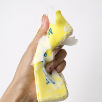 Nouveau Jouet Squishy Populaire en Forme de Bâton de Beurre Croustillant à Remontée Lente, Activé par le Son, Jouet Anti-Stress et de Décompression