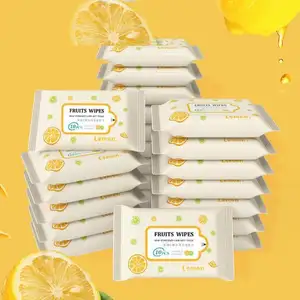 Low price disposable pamper Baby Wipes Organic Baby wipes Sensitive 10PCS Lemon scent wipes