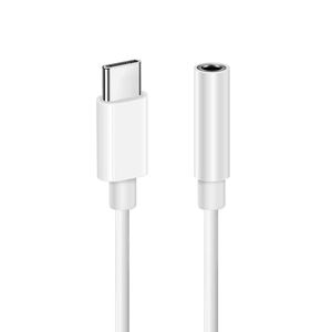 Kebaolong <span class=keywords><strong>USB</strong></span> Typ C 3,5 <span class=keywords><strong>mm</strong></span> Audio AUX Buchse Mikrofon-<span class=keywords><strong>Adapter</strong></span> PVC für Auto Computer Kompatibel mit Monitor Lautsprecher - Product Image 5