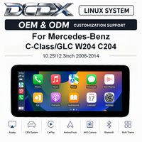 OEM & ODM pour Mercedes-Benz Classe C/GLC W204 S204 C204 NTG4.0/4.5 10.25"/12.3" 2008-2014 Autoradio, CarPlay & Autoradio Bluetooth