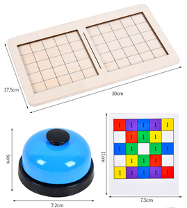 Bloques tridimensionales de doble combinación, <span class=keywords><strong>juegos</strong></span> de rompecabezas para niños, pensamiento de aprendizaje temprano, juguetes de interacción entre padres e hijos - Product Image 4