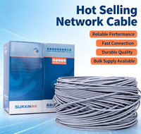 Meilleur prix Câble réseau LAN Cat6 23AWG 0,56 mm en cuivre pur, marque OEM, FTP STP 4 paires, rouleau de 305 m (1000 pi)