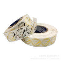 Autocollant rond Transparent pour Logo cosmétique, impression personnalisée, bon marché, autocollant d'étiquette cosmétique Transparent imperméable