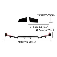 Diffuseur de pare-chocs arrière en fibre de carbone sèche préimprégnée de haute qualité pour Nissan Z 400Z RZ34 2023