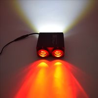 Moteur d'éclairage LED RVBW 32W à double tête Twinkle avec application + lumière météore 6W 2-en-1 pour plafond étoilé à fibres optiques LED