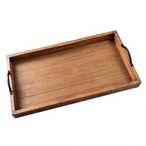 B.S INTERNATIONAL Bandeja de Servir de Madera, Apta para Lavavajillas y Microondas, con Asas Decorativas, Grabado Antiguo, Ecológica, Hecha a Mano, Fácil de Usar - Product Image 5