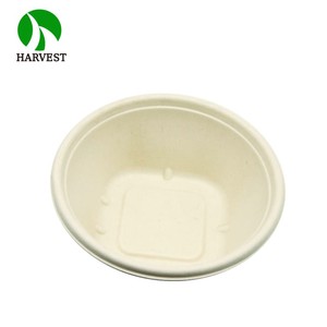Bols alimentaires jetables en papier kraft biodégradable à paroi simple, ronds, 750 ml, compatibles micro-ondes - Product Image 4